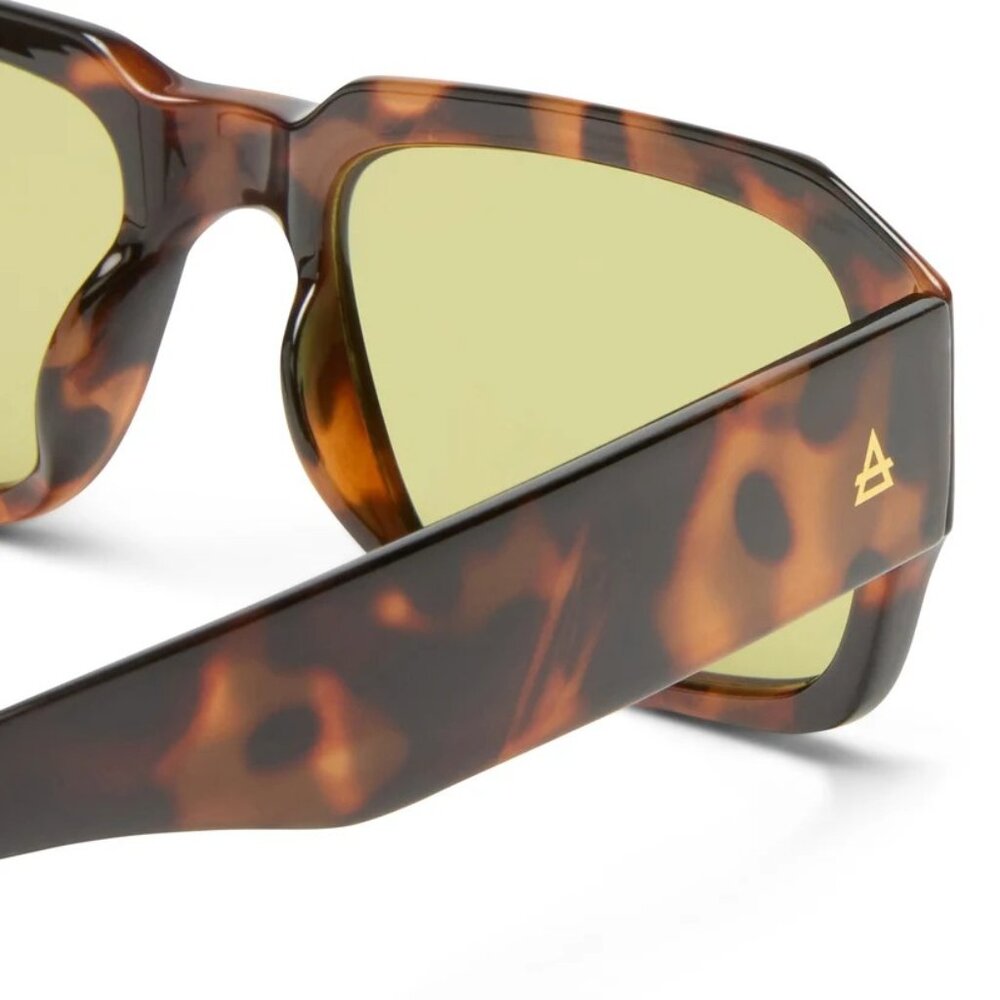 AIRE Pluto Sunglasses in Syrup Tort & Sage Tint Brown New Unisex Sunnies - Picture 5 of 14